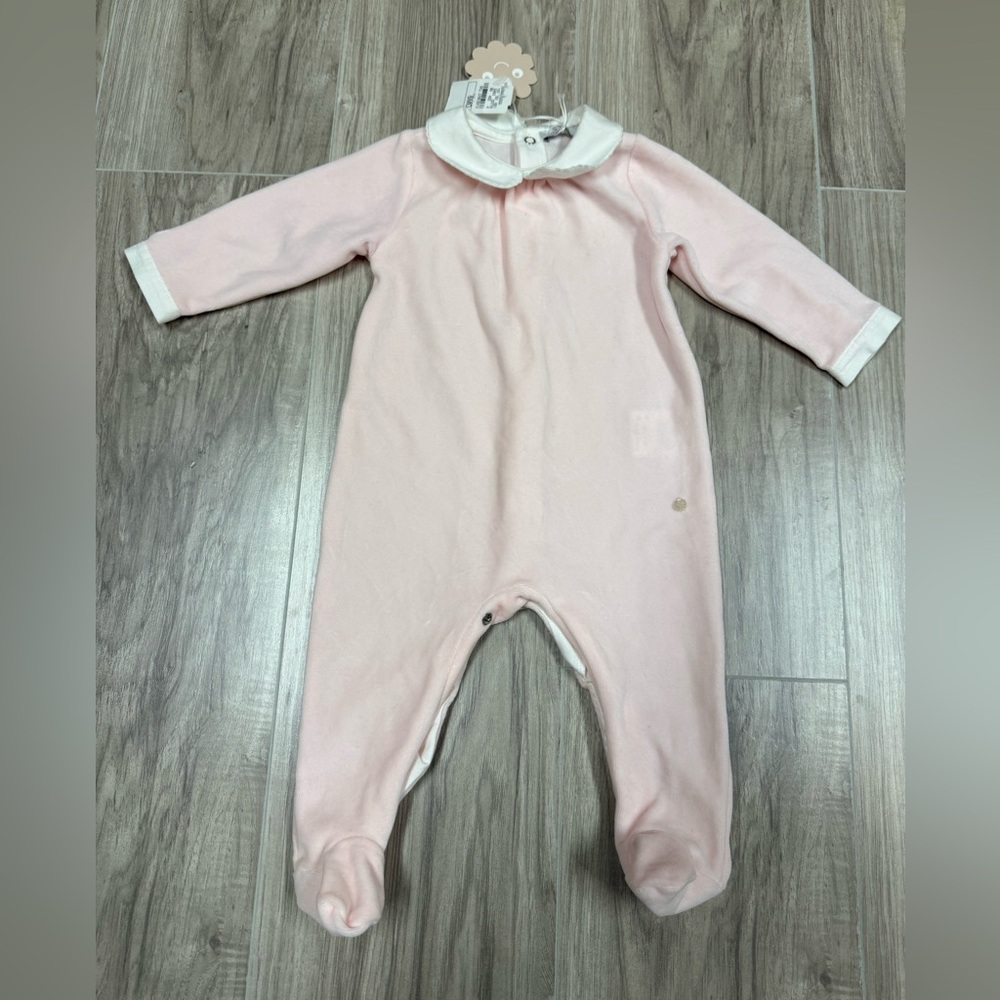 Patachou Algodao Cotton Pink Baby One Piece Baby Size 6 Months Designer